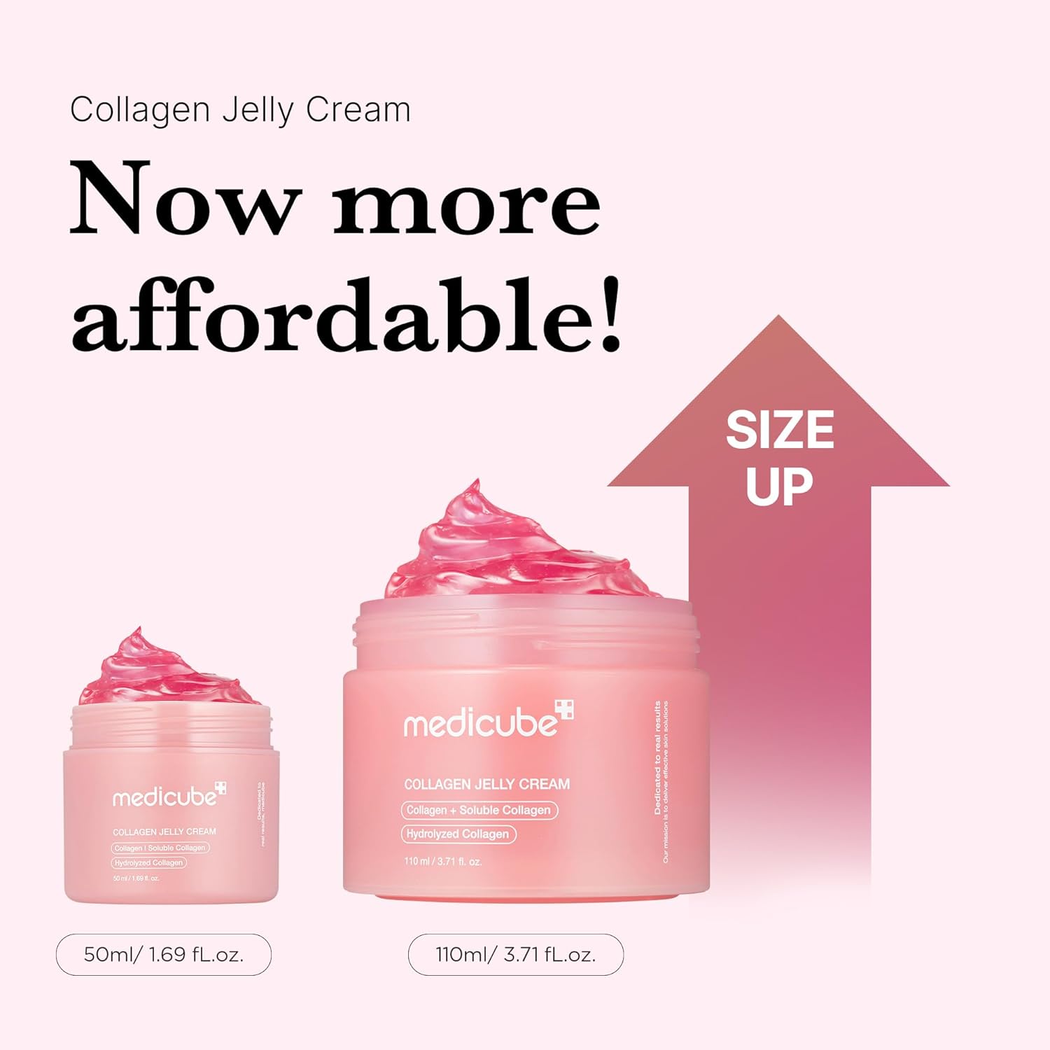 Medicube Collagen Jelly Cream- Niacinamide & Freeze-Dried Hydrolyzed Collagen 3.71 fl.oz.