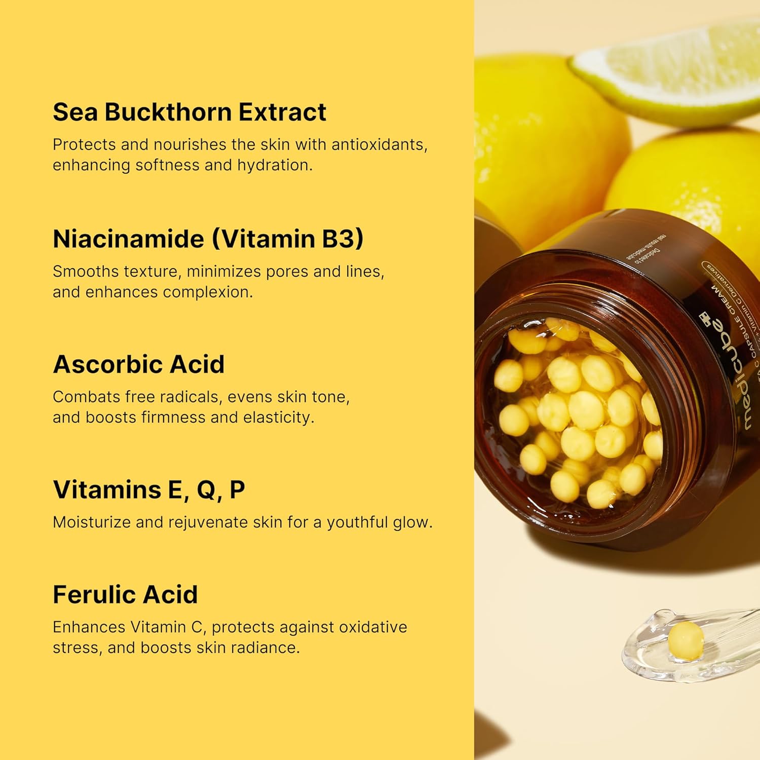 Medicube Deep Vitamin C Golden Capsule Face Moisturizer - 1.94 oz