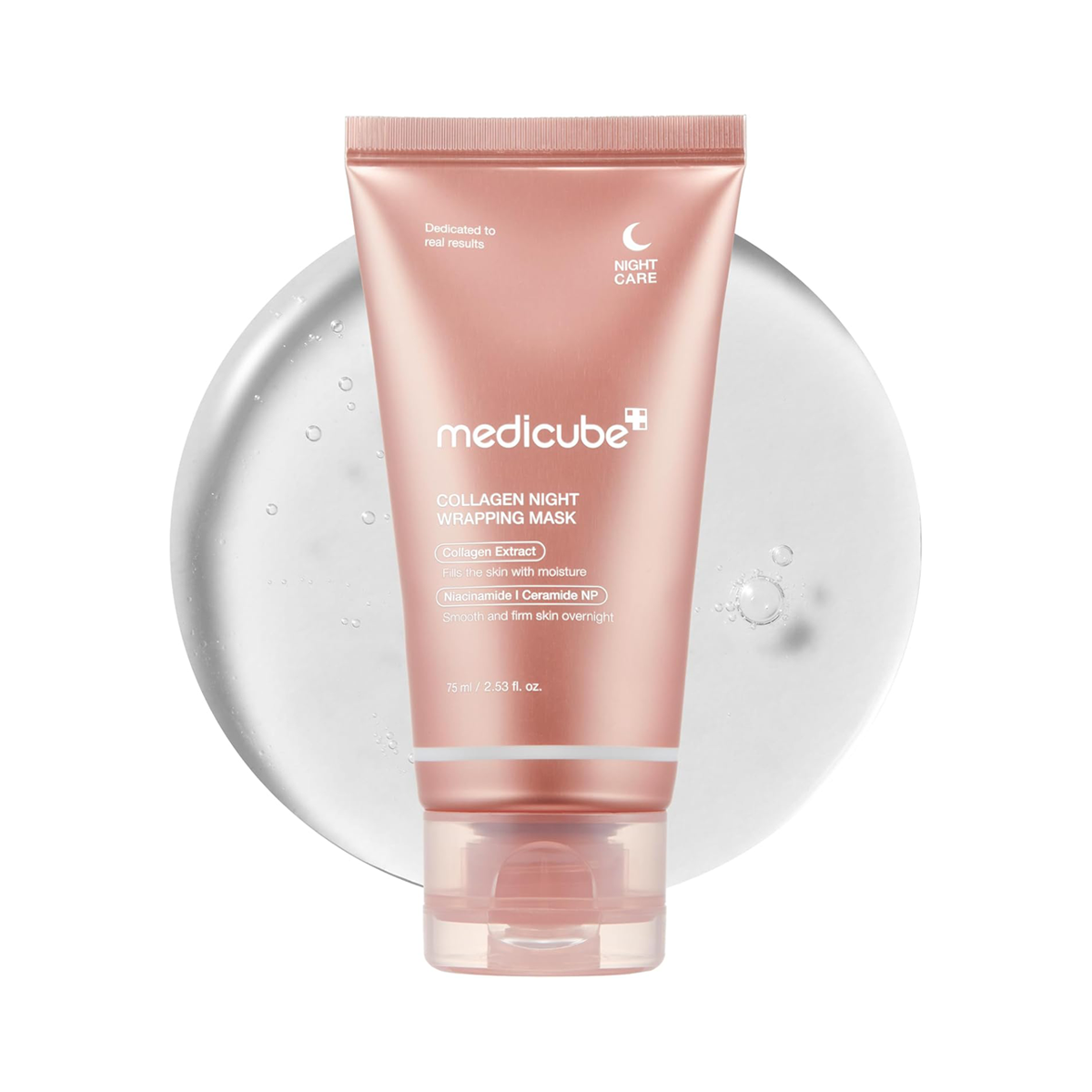 Medicube Collagen Overnight Wrapping Peel Off Elasticity & Hydration Care, 2.53 fl.oz