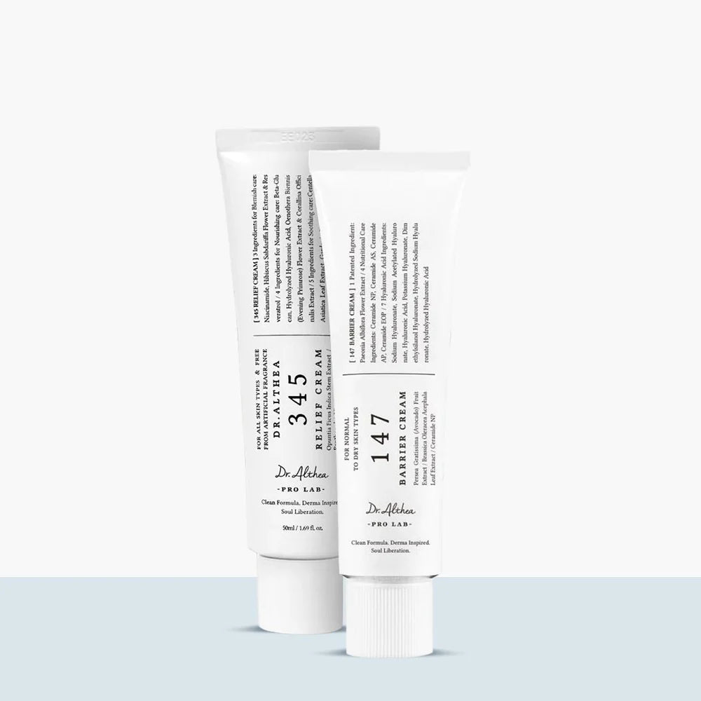 Dr. Althea Deep Moisture Cream & Skin Repair cream Duo