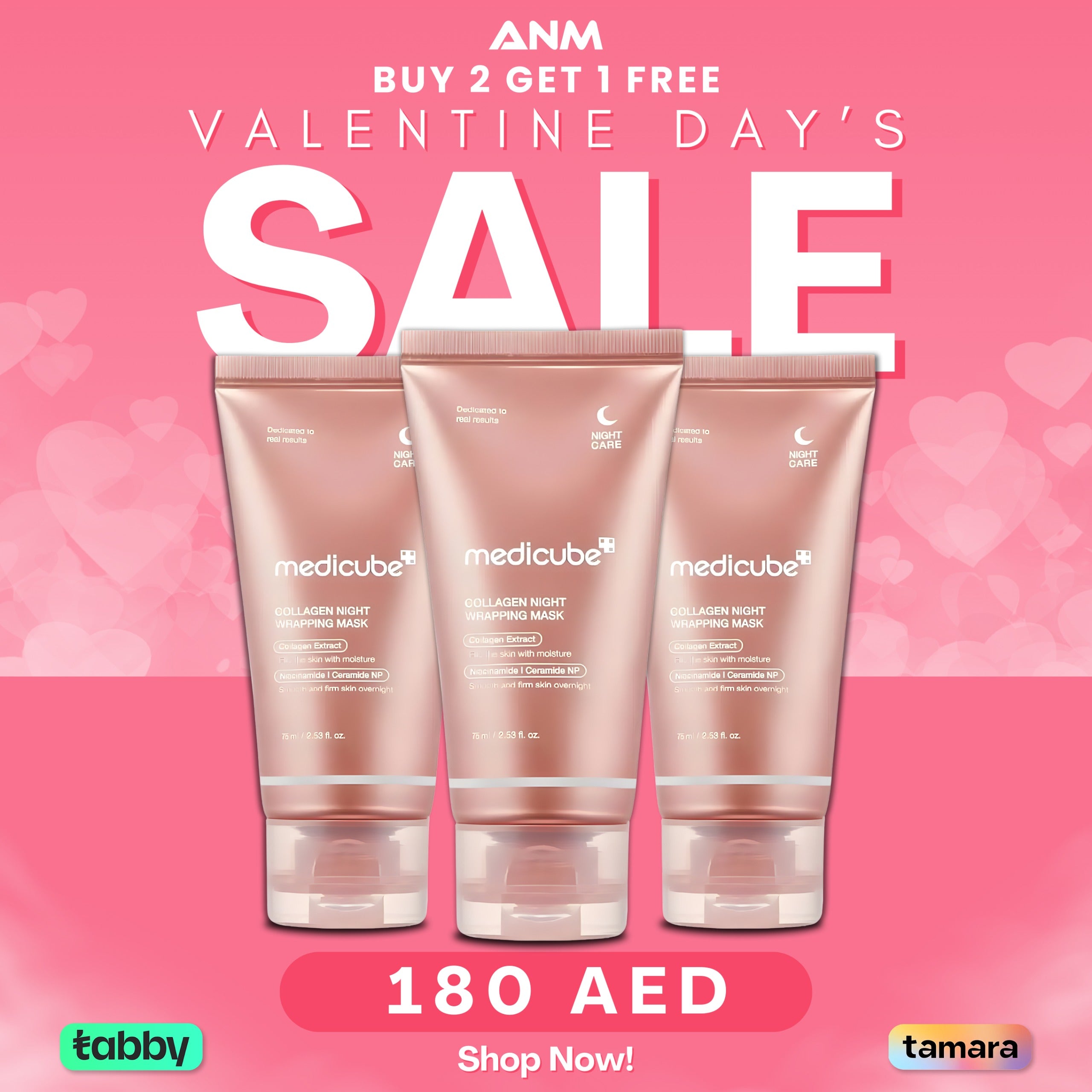 MEDICUBE COLLAGEN NIGHT MASK BUY 2 GET 1 FREE