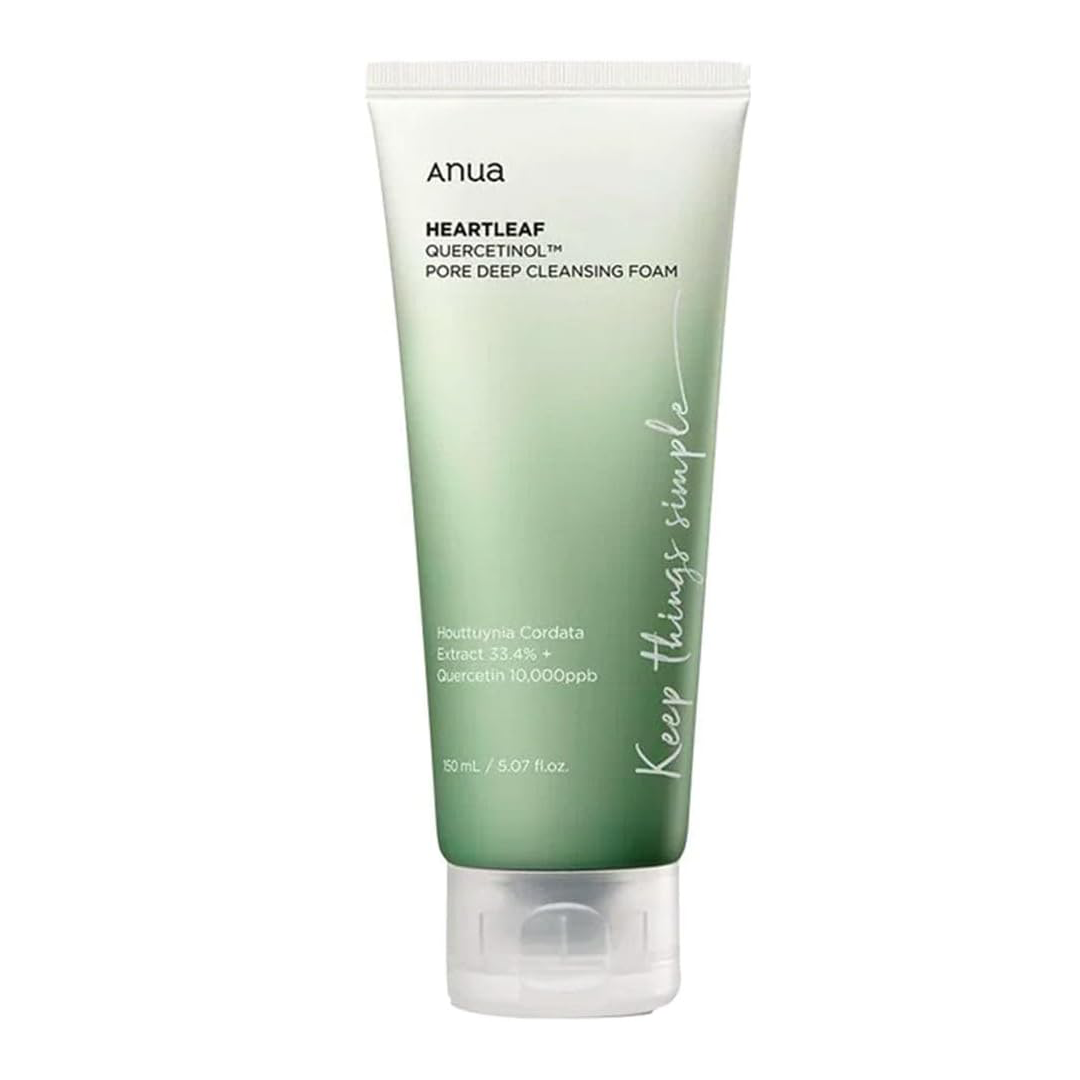 ANUA HEARTLEAF QUERCETINOL PORE DEEP CLEANSING FOAM 150 ML