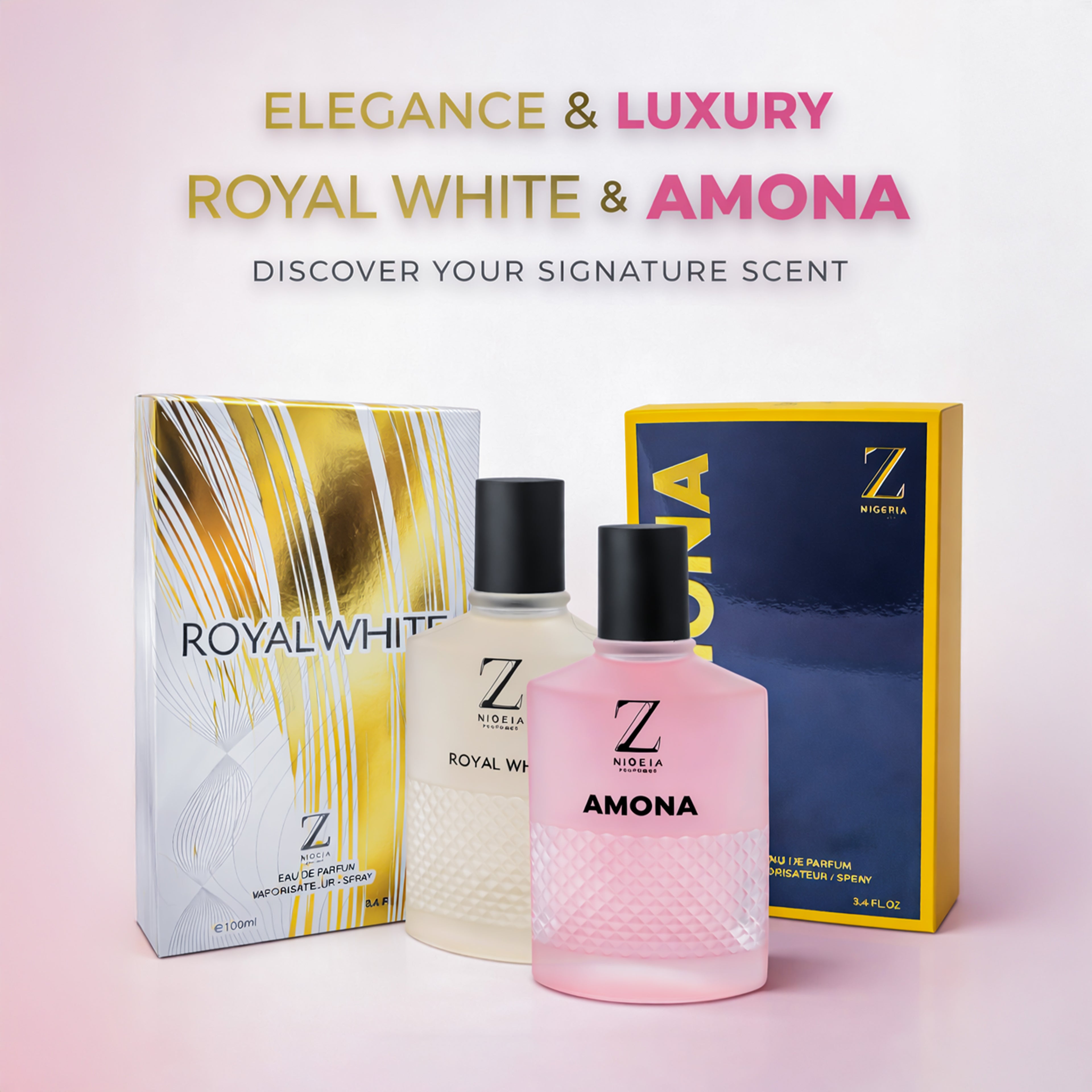 Amona & Royal White Duo by Z Nioeia