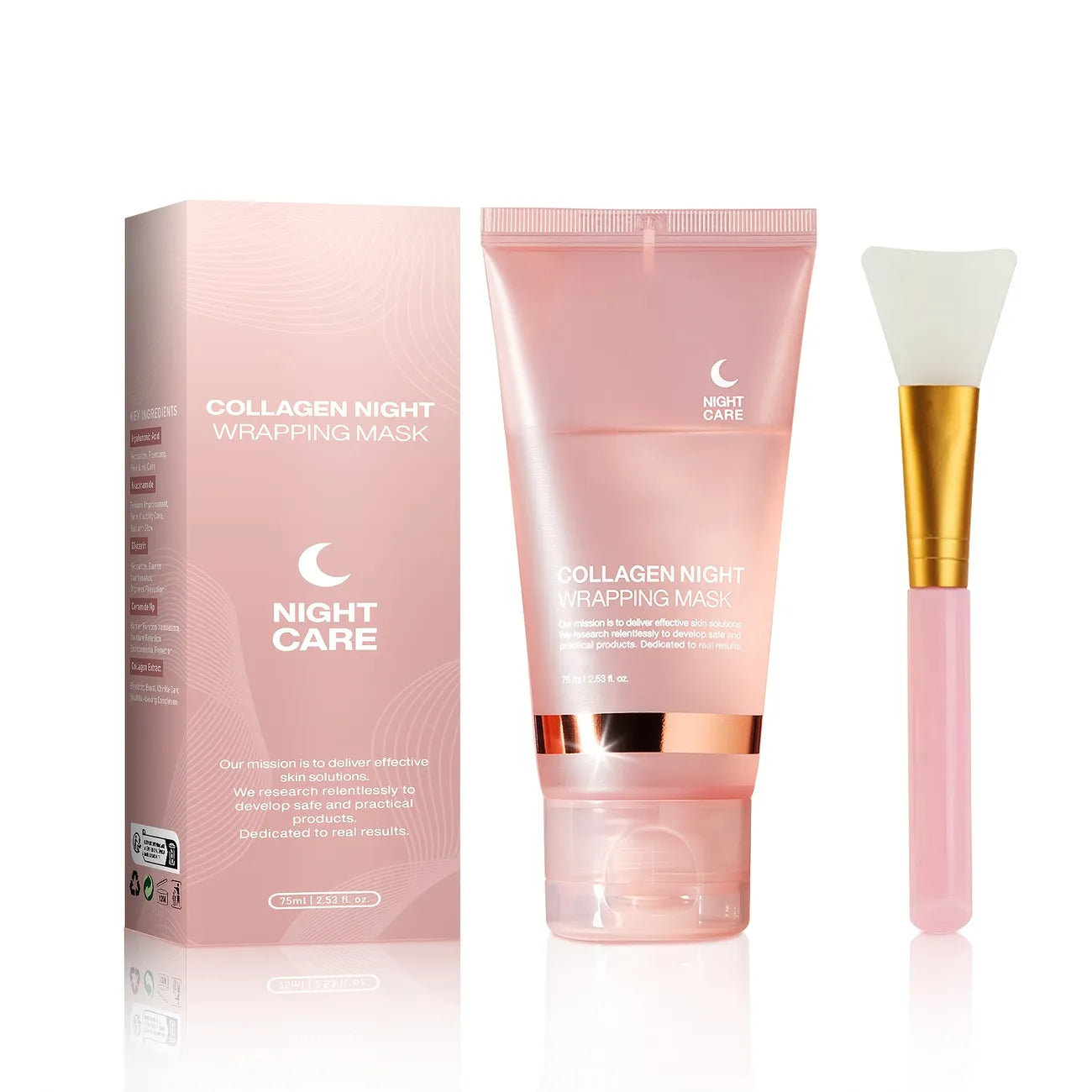 Collagen Night Wrapping Peel Off Facial Mask - Elasticity &amp; Hydration Care 75ML