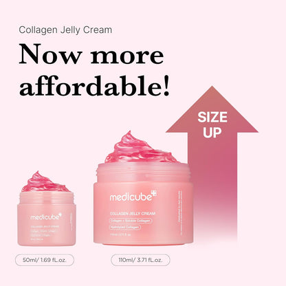 Medicube Collagen Jelly Cream- Niacinamide &amp; Freeze-Dried Hydrolyzed Collagen 3.71 fl.oz.