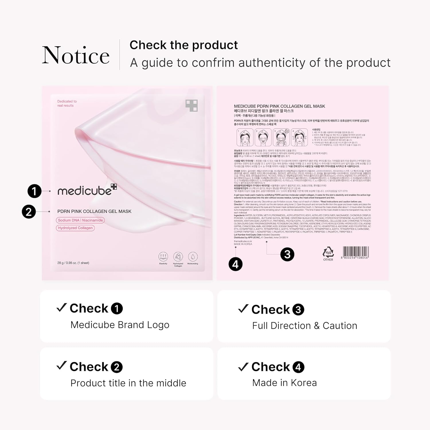 Medicube PDRN Pink Collagen Jelly Gel Mask