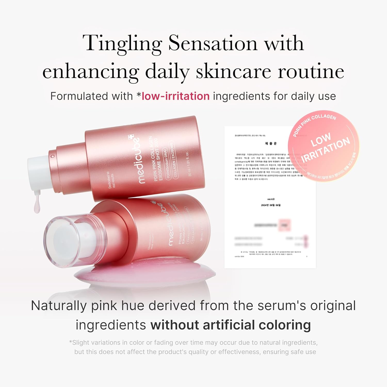 Medicube PDRN Pink Collagen Exosome Shot Serum 2,000 PPM 1.01 fl.oz