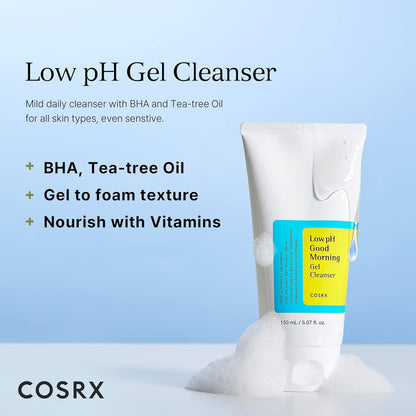 COSRX Low PH Good Morning Gel Cleanser For All Skin Types 150 mL