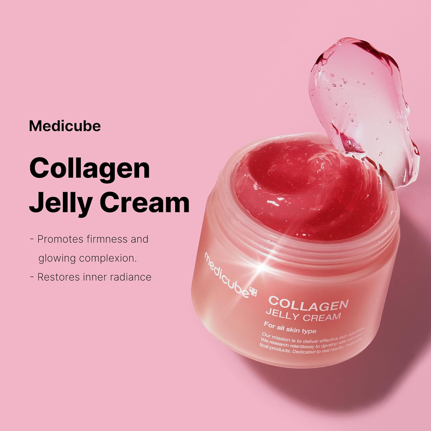 Medicube Collagen Jelly Cream- Niacinamide &amp; Freeze-Dried Hydrolyzed Collagen 3.71 fl.oz.