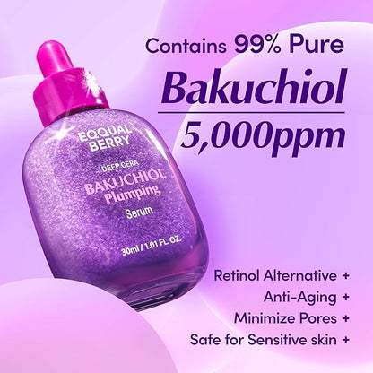 EQQUALBERRY Bakuchiol Plumping Serum 30mL