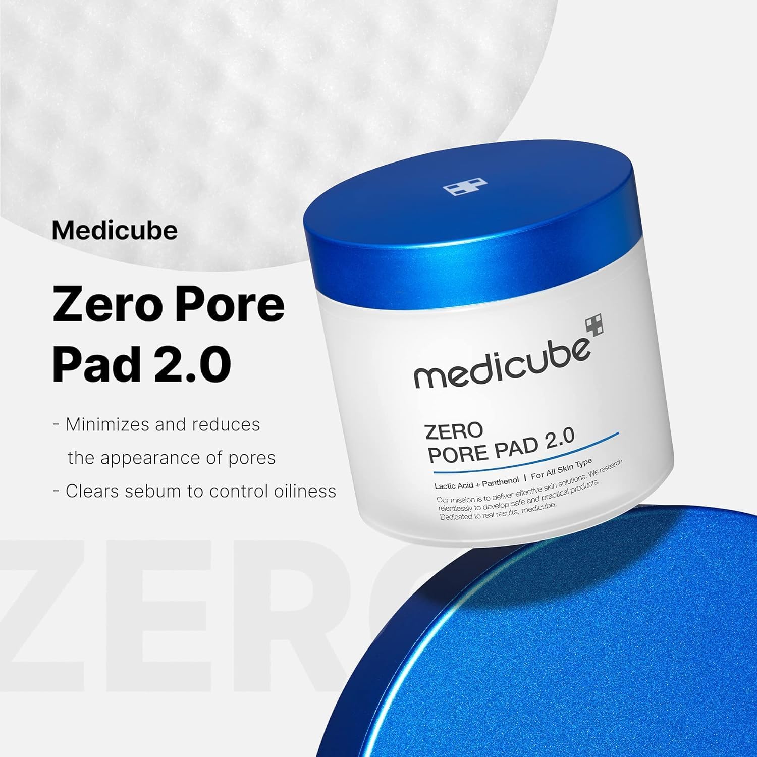 Medicube New Zero Pore Pad 2.0 70 sheets, 155 gle 5.47 oz.