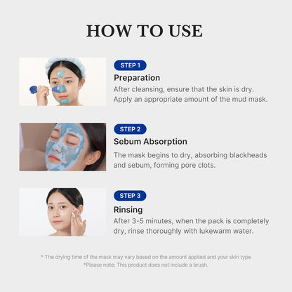 Medicube Zero Pore Blackhead Mud Facial Mask 3.52 oz