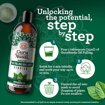 GuruNanda Oil Pulling (8 Fl.Oz)