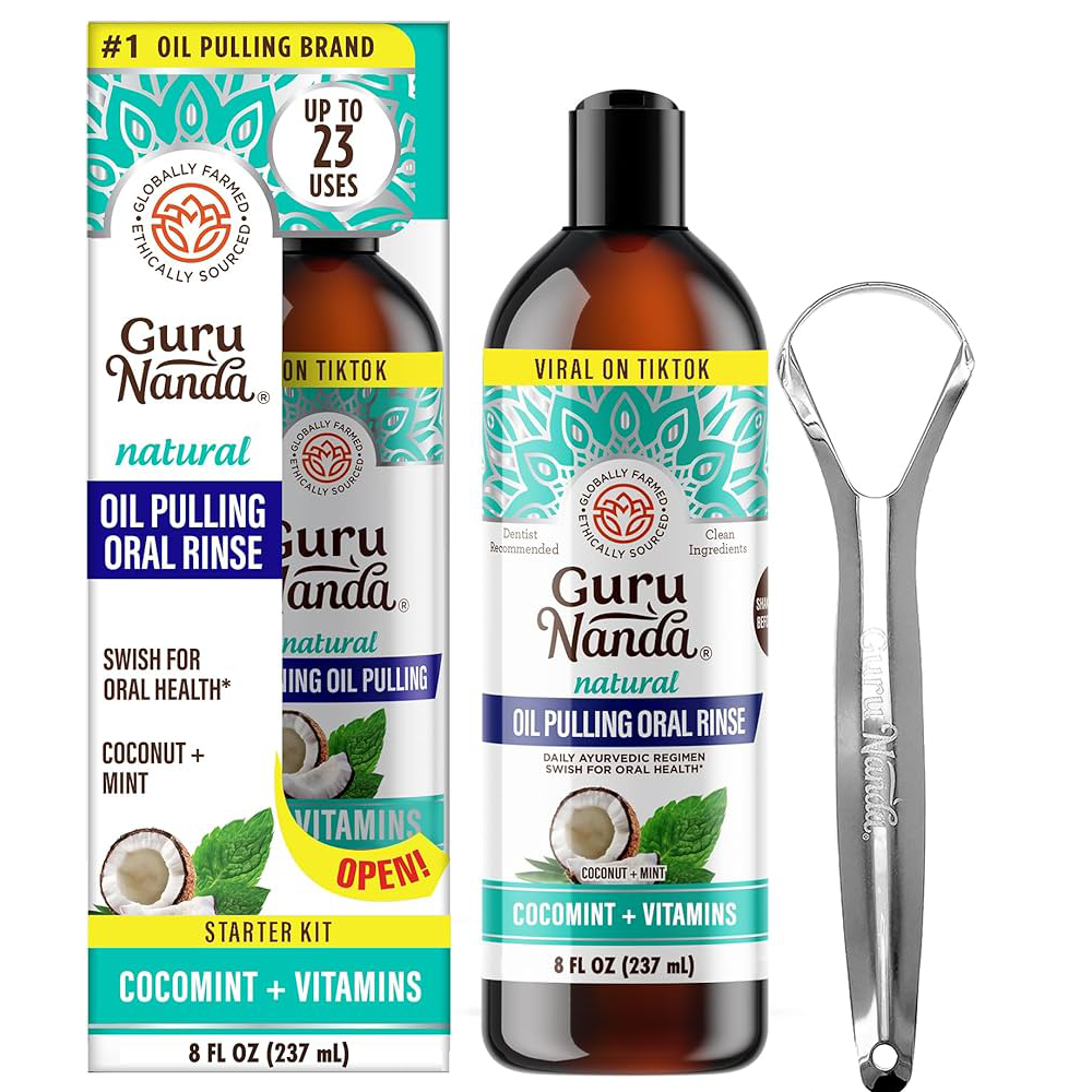 GuruNanda Oil Pulling (8 Fl.Oz)