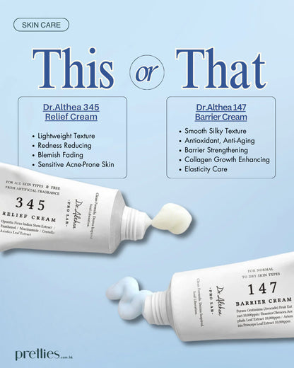 Dr. Althea Deep Moisture Cream &amp; Skin Repair cream Duo