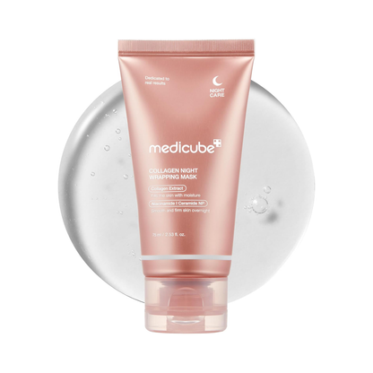 Medicube Collagen Overnight Wrapping Peel Off Elasticity &amp; Hydration Care, 2.53 fl.oz