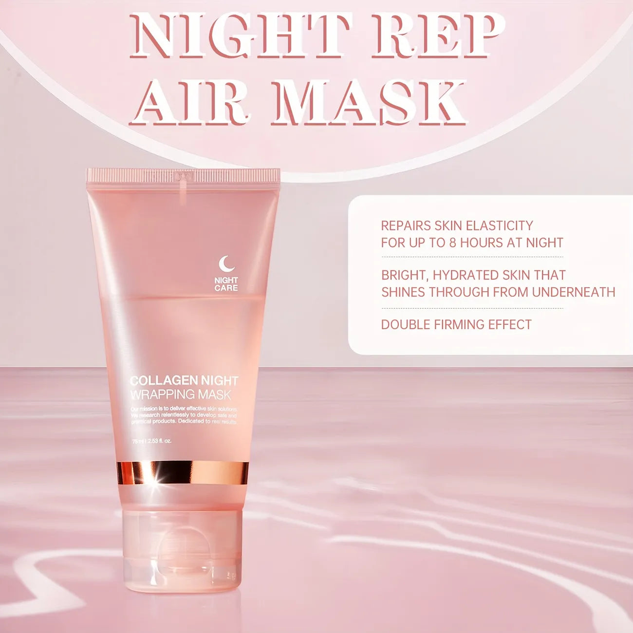 Collagen Night Wrapping Peel Off Facial Mask - Elasticity &amp; Hydration Care 75ML