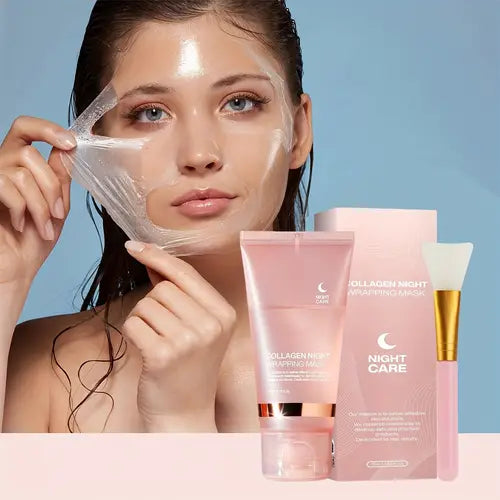Collagen Night Wrapping Peel Off Facial Mask - Elasticity &amp; Hydration Care 75ML