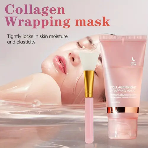 Collagen Night Wrapping Peel Off Facial Mask - Elasticity &amp; Hydration Care 75ML